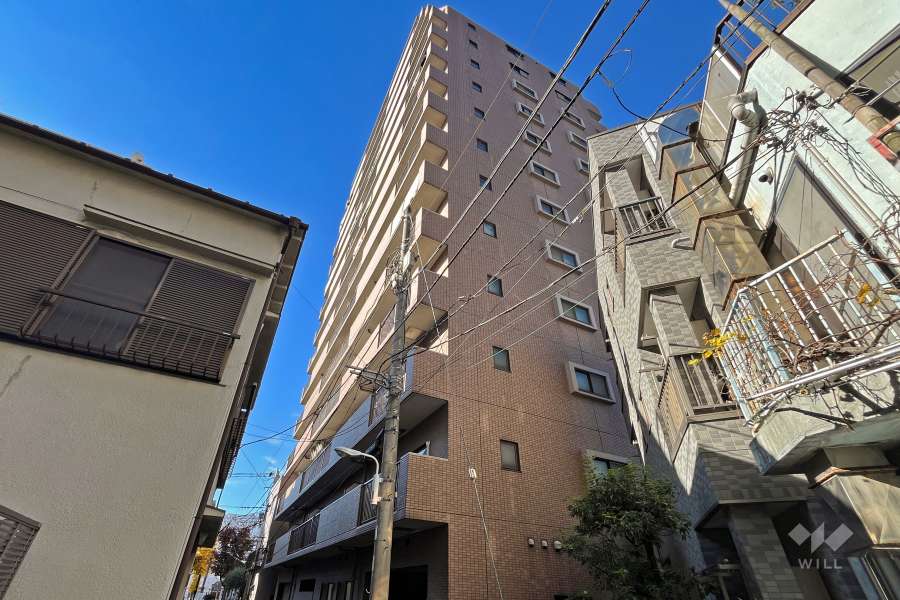 朝日シティパリオ三ノ輪の外観（南東側から）