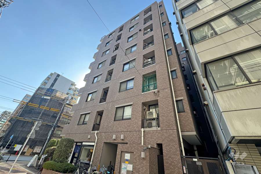 ライオンズプラザ蔵前の外観（北東側から）