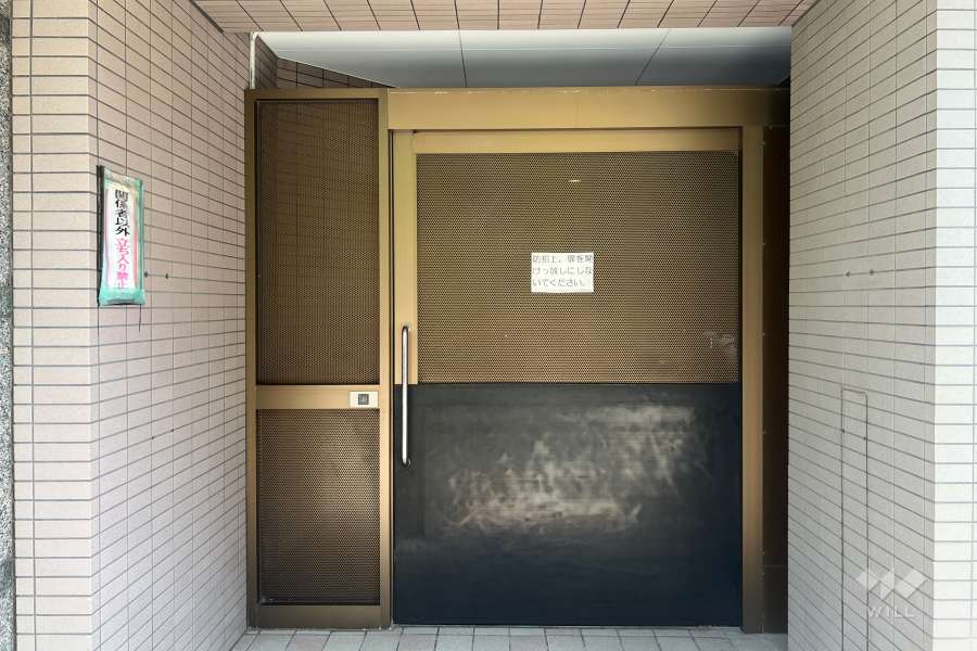 駐輪場の出入り口