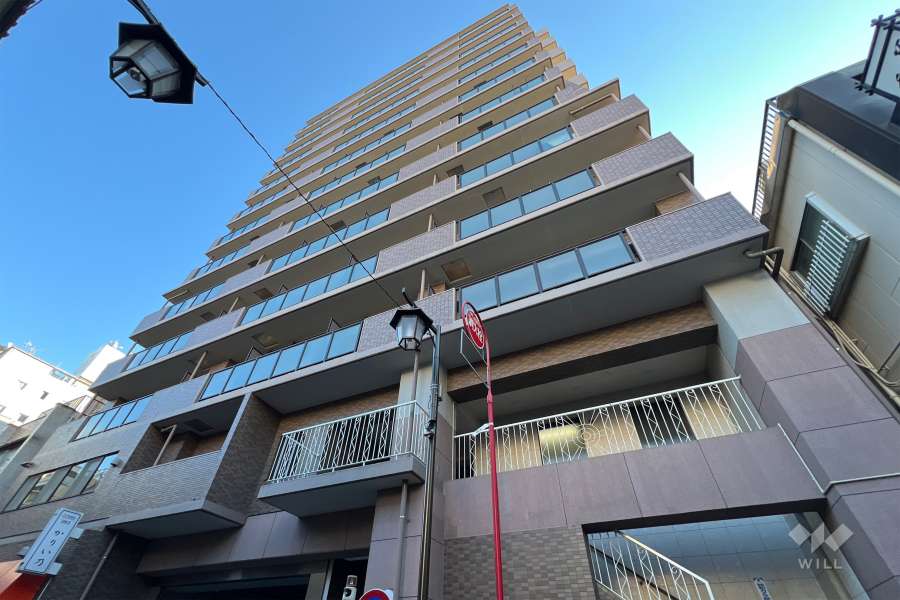ファミール浅草一丁目の外観（北西側から）