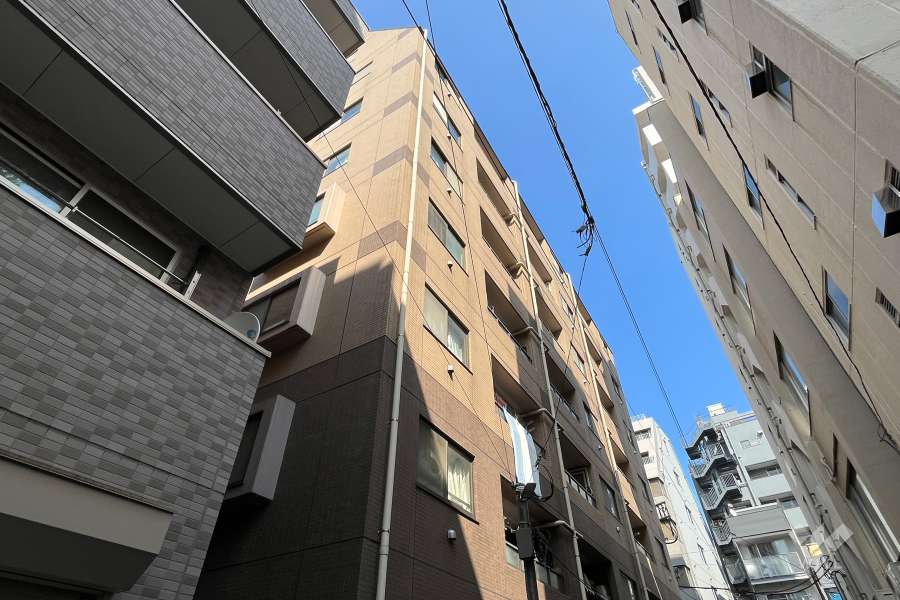 サンスターレ浅草橋の外観（南西側から）