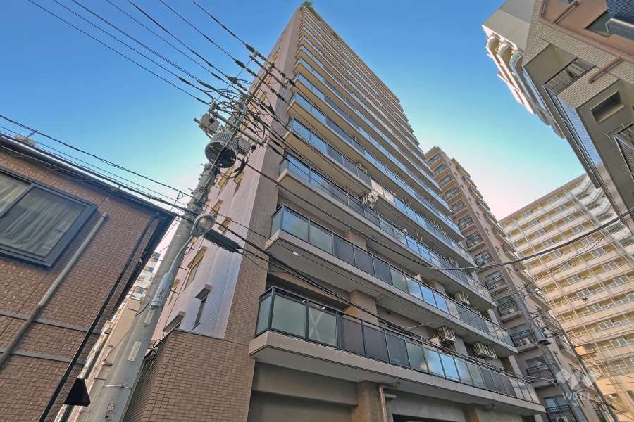 クリオ三ノ輪壱番館の外観（北側から）
