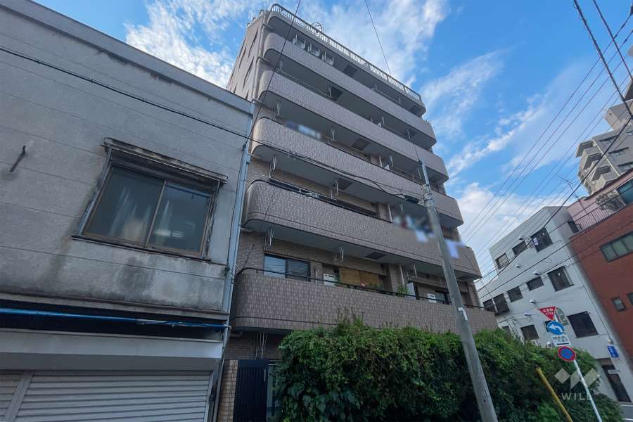 ドムール浅草の外観（南東側から）