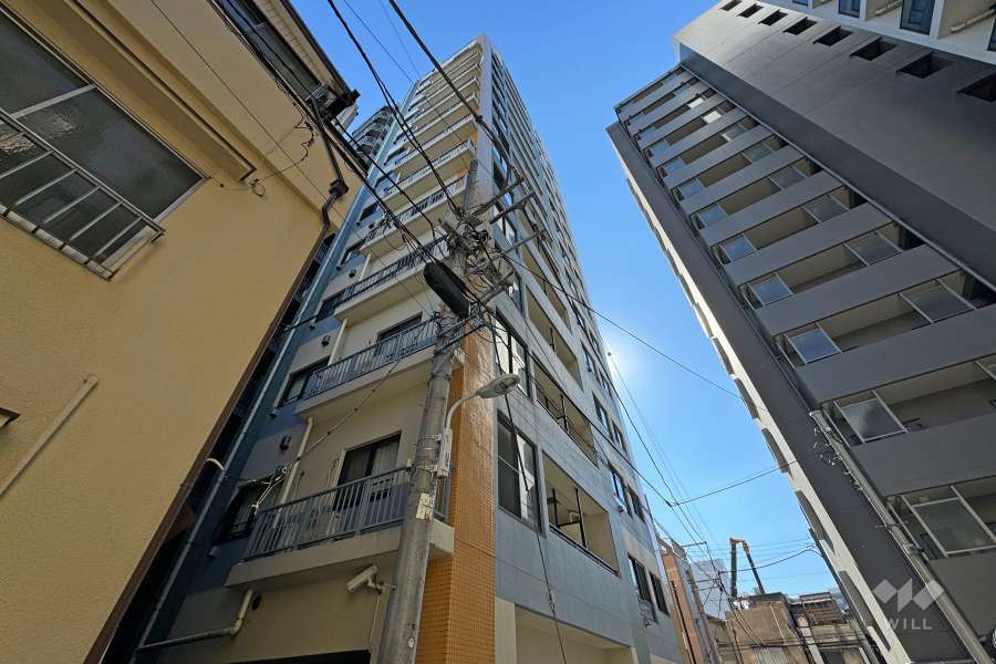 アルシオン浅草国際通りの外観（北西側から）