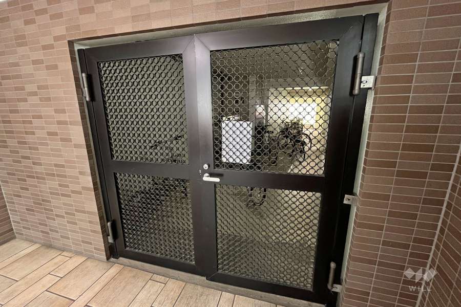 駐輪場の出入り口