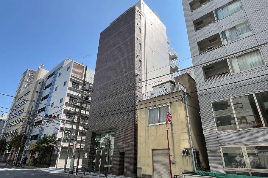 K2マンション浅草橋の外観（北西側から）