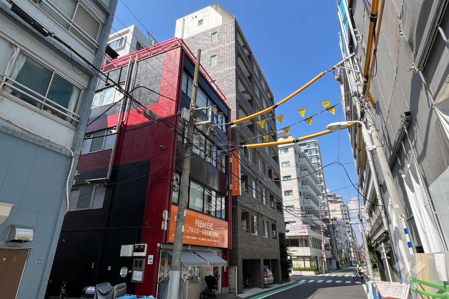 K2マンション浅草橋の外観（南東側から）