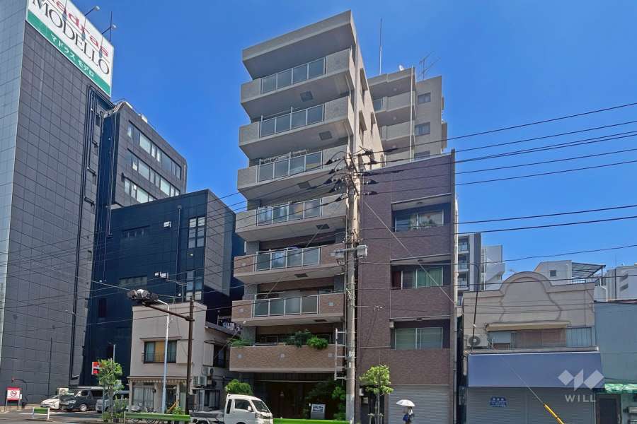 ゼファー浅草馬道通りの外観（北西側から）