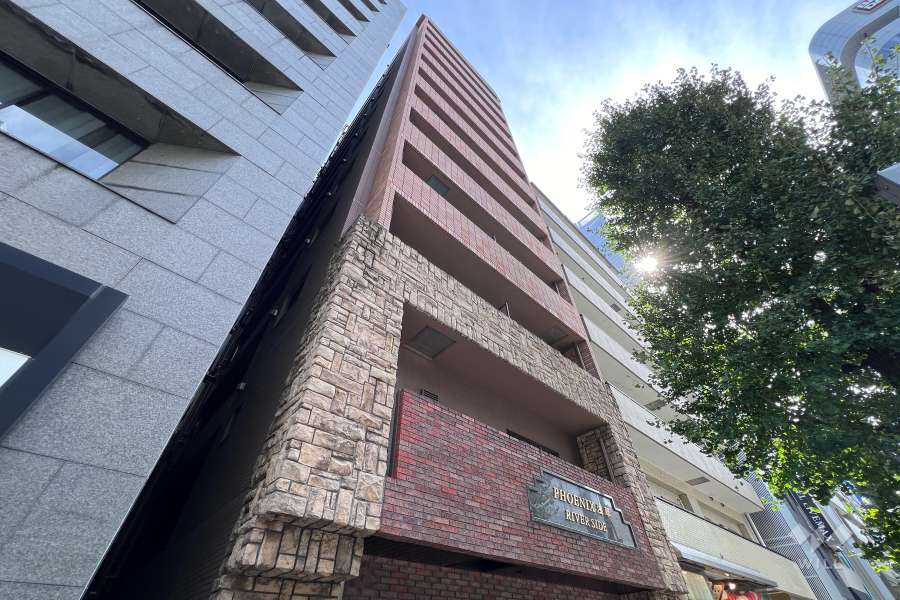 トーシンフェニックス浅草リバーサイドの外観（北側から）