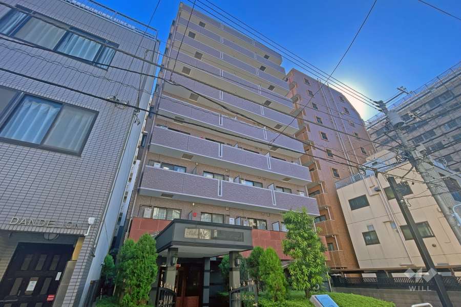 ソアブール御徒町コンフォートの外観（北東側から）