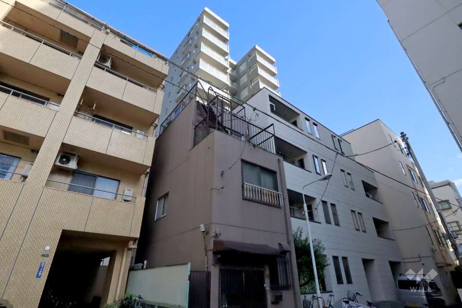 ユニオンパレス御徒町の外観(南西側から)
