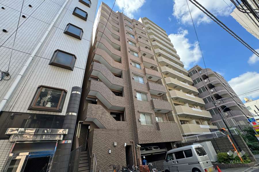 レジェンド松が谷の外観（北東側から）