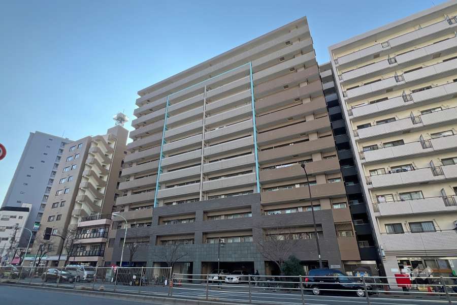 クレストフォルム浅草グランステージの外観（北東側から）