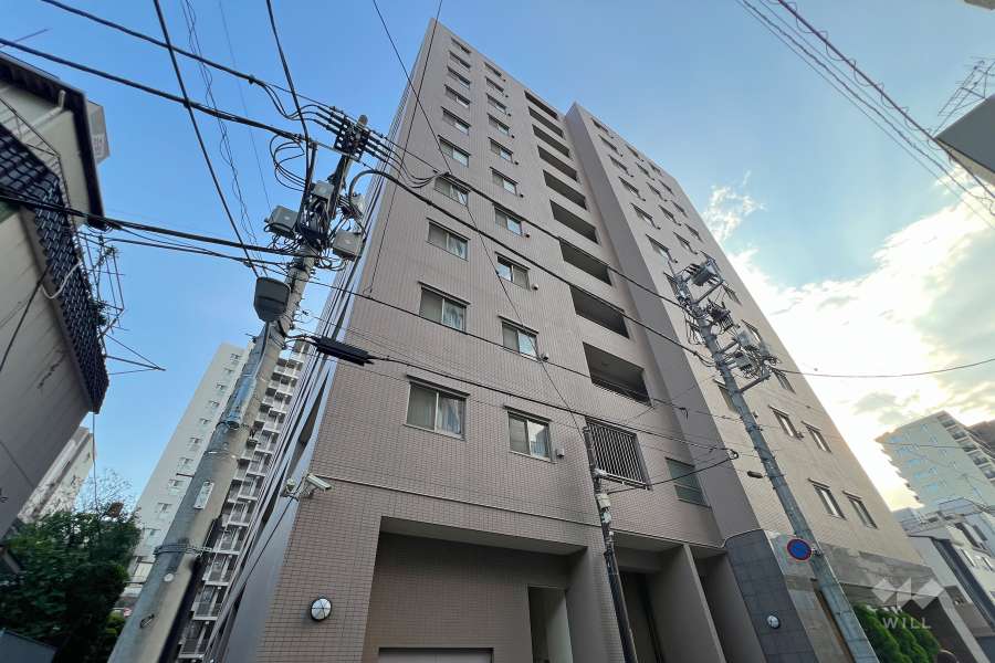 クリオ浅草参番館の外観（北東側から）