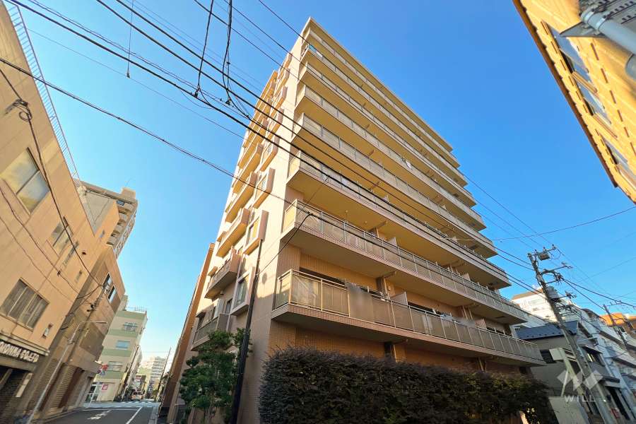 クリオ東浅草の外観（南東側から）