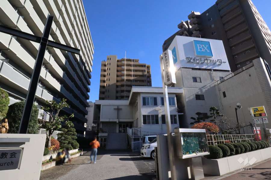 グランシティ上野の外観（北西東側から）