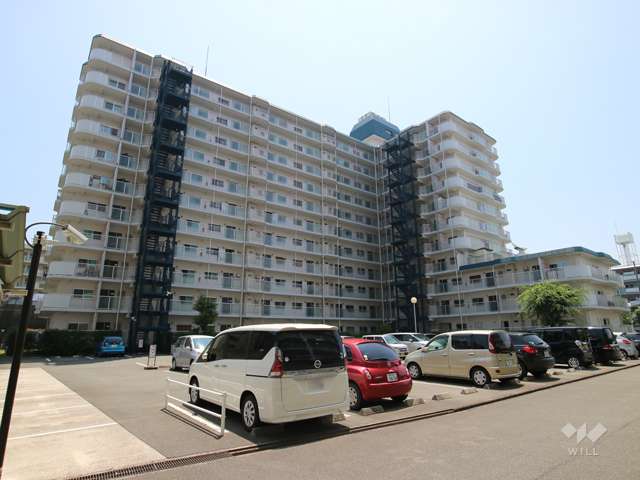 日商岩井香櫨園マンション2号棟の外観（北東側から）