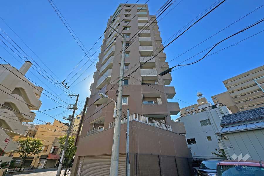 クレストフォルム浅草ブライトコートの外観（北側から）