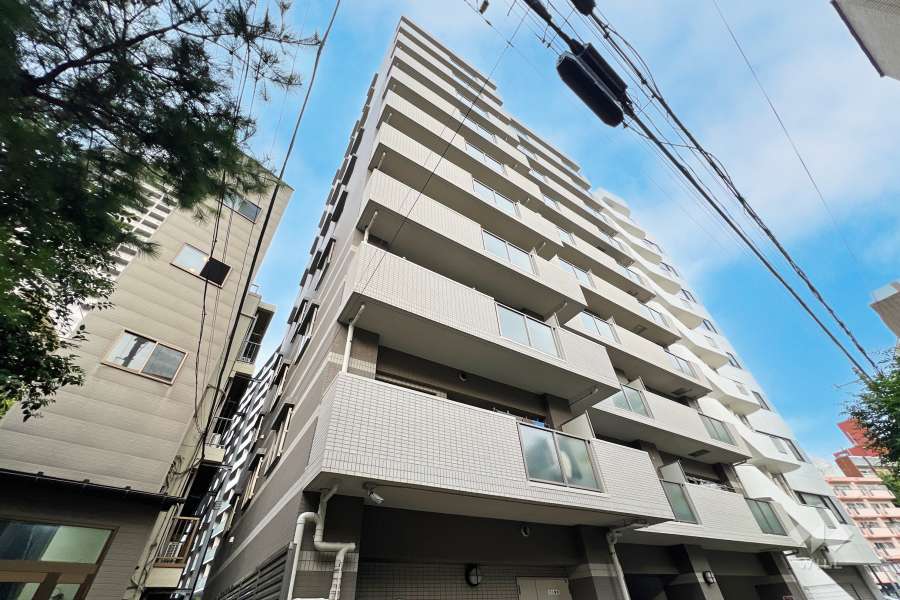 アーバンキャッスル根岸の外観（南西側から）