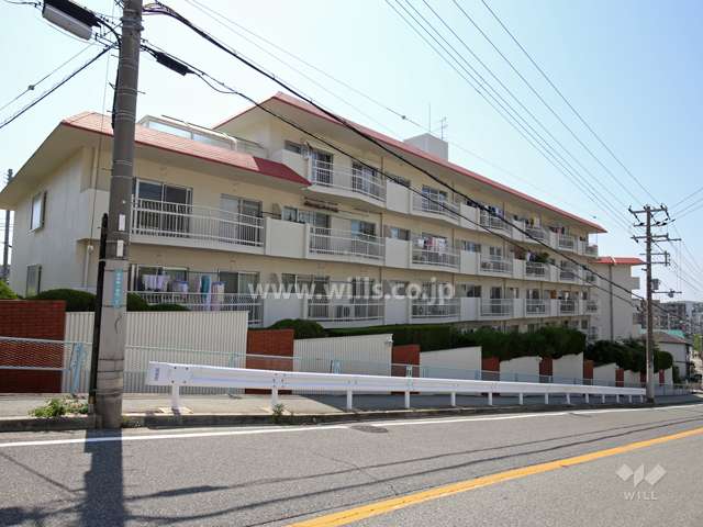 ハイツ苦楽園C棟の外観（北西側から）