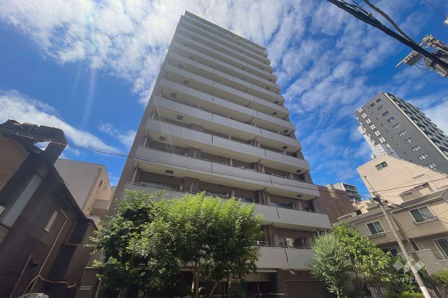 日神デュオステージ蔵前ネクストの外観（南東側から）