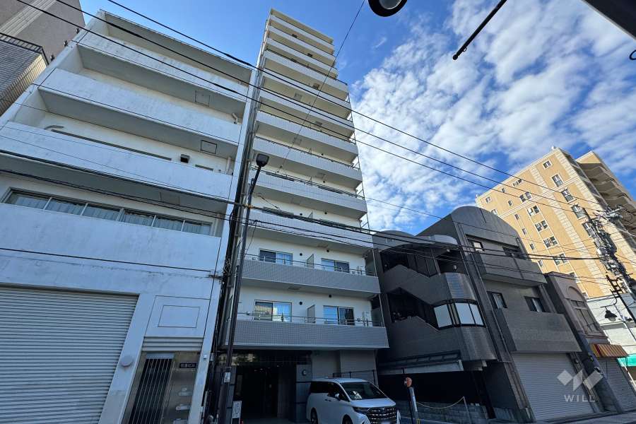 日神デュオステージ浅草松が谷の外観（北東側から）