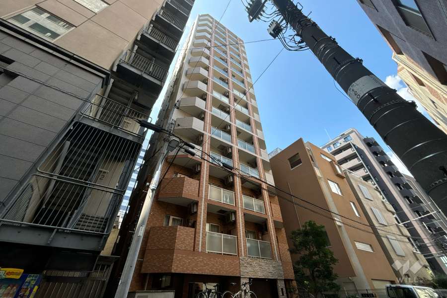 サンスタレ浅草の外観（北東側から）