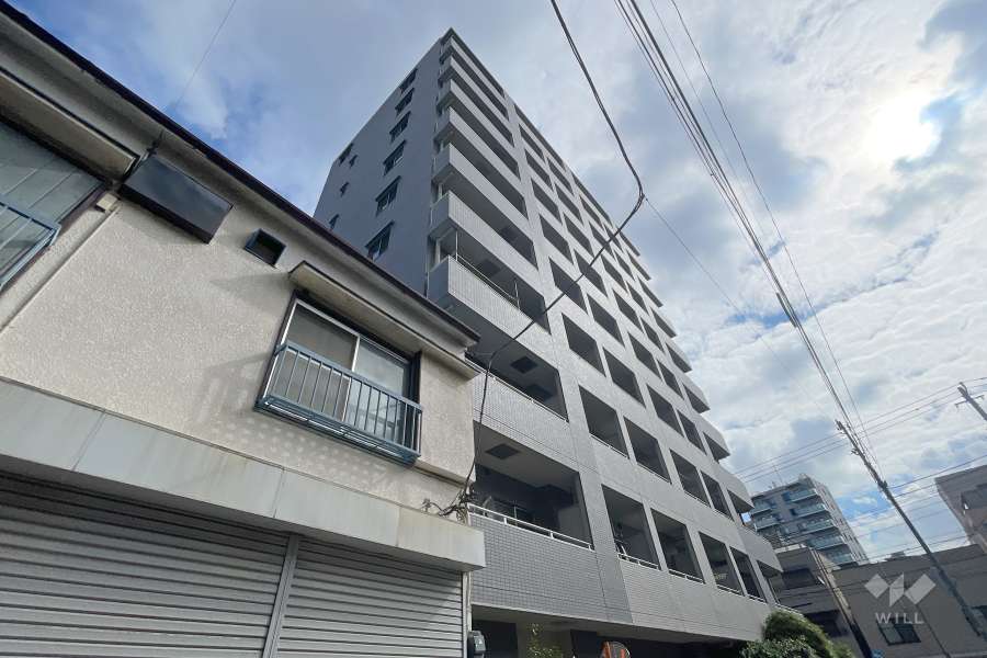 日神デュオステージ浅草今戸の外観（南西側から）