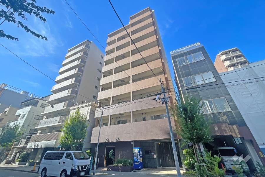 クレイシア新御徒町の外観（南東側から）