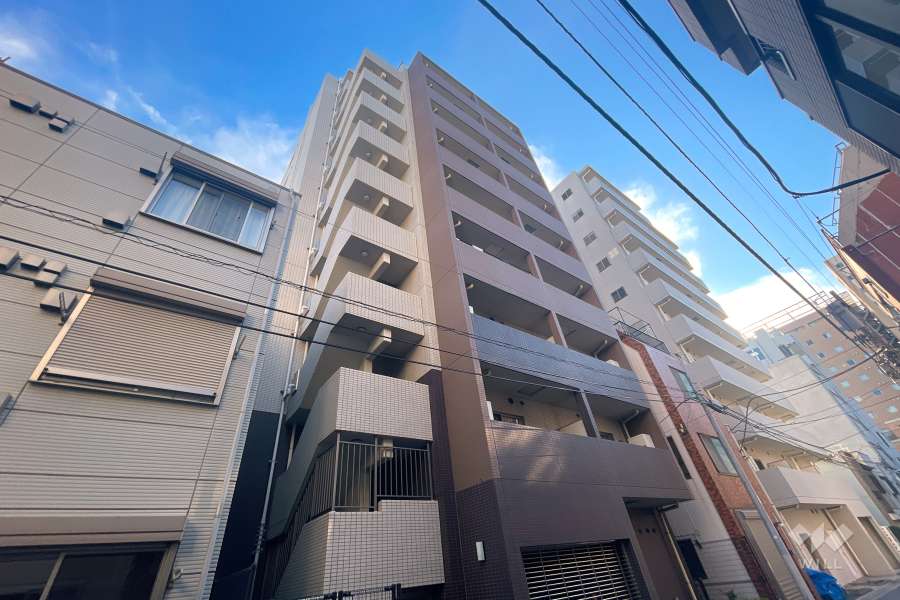 クレイシア新御徒町の外観（北東側から）