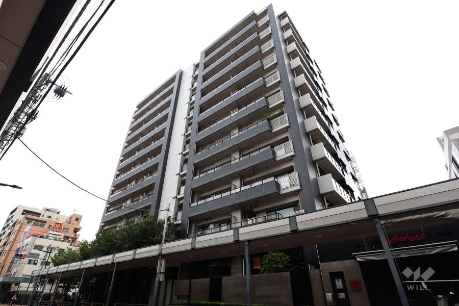 サンクタス浅草レジデンスの外観(南西側から)