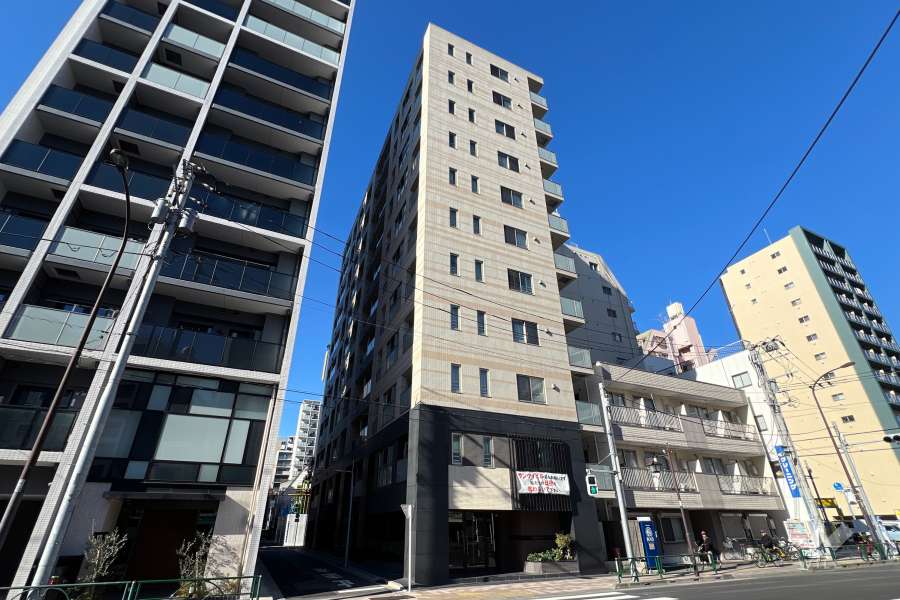 ウィルローズ浅草の外観（東側から）