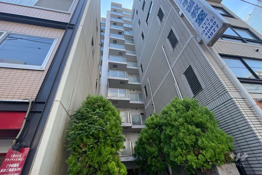 プレールドゥーク東京EAST5の外観（北東側から）