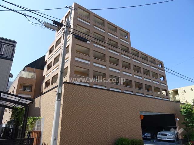 ロイヤル芦屋リベルテの外観（北東側から）