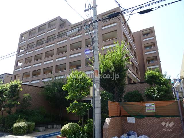 ロイヤル芦屋リベルテの外観（北西側から）