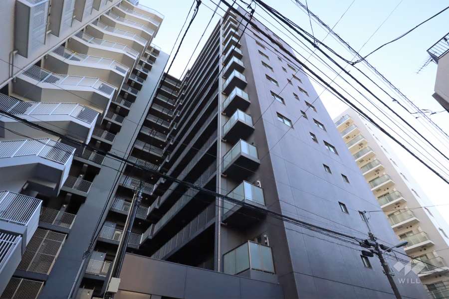 シティハウス新御徒町ステーションコートの外観(北東側から)