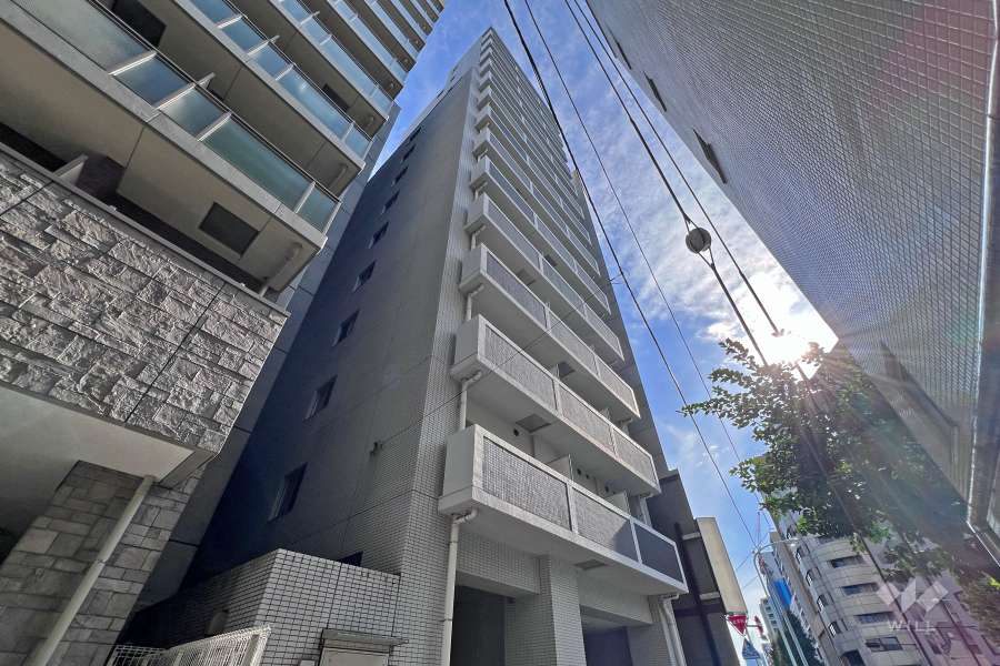 フィース蔵前の外観（北側から）