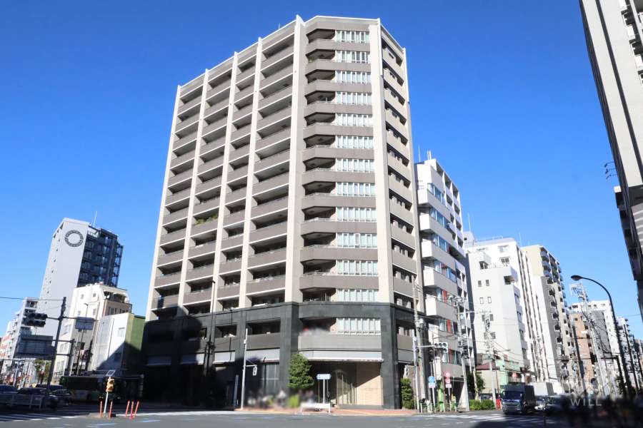 ライオンズ東京根岸グランフォートの外観(南側から)