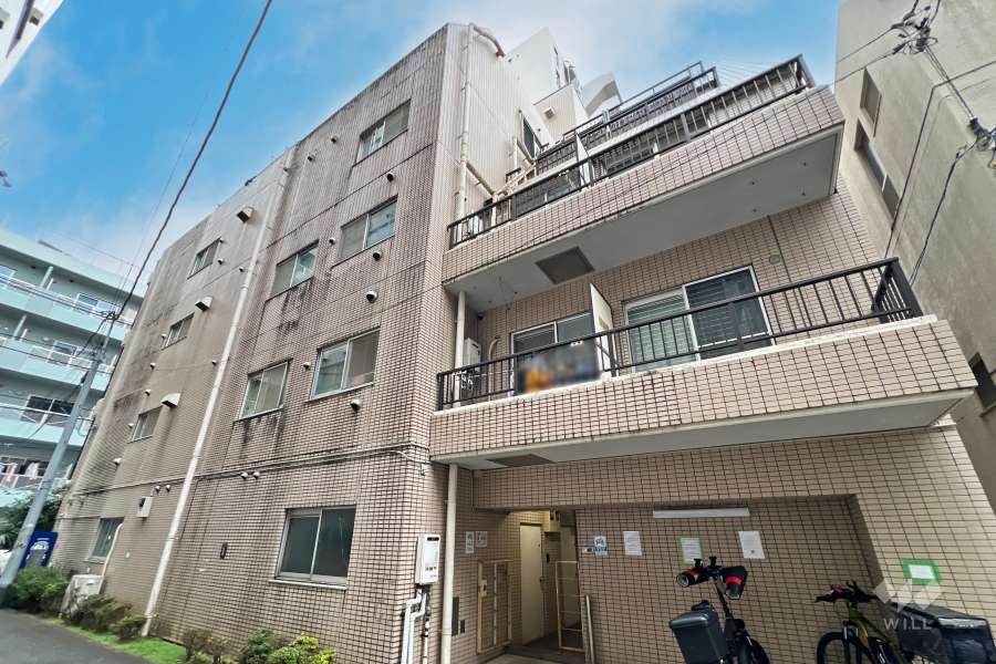 アビタシオンカンセイの外観（北側から）
