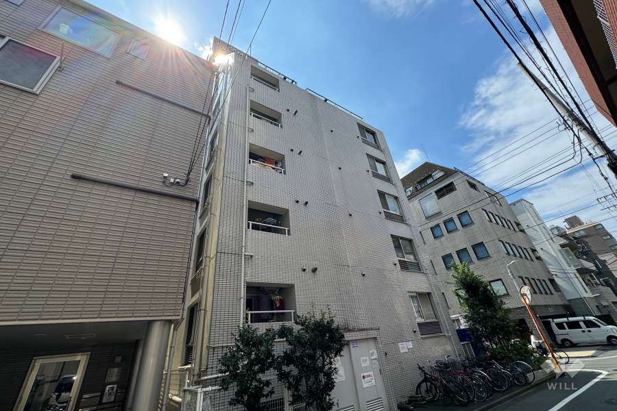 クリオ入谷壱番館の外観（北東側から