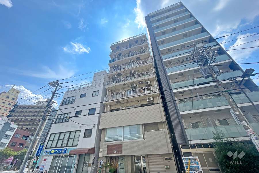 グレイス北上野の外観（北西側から）