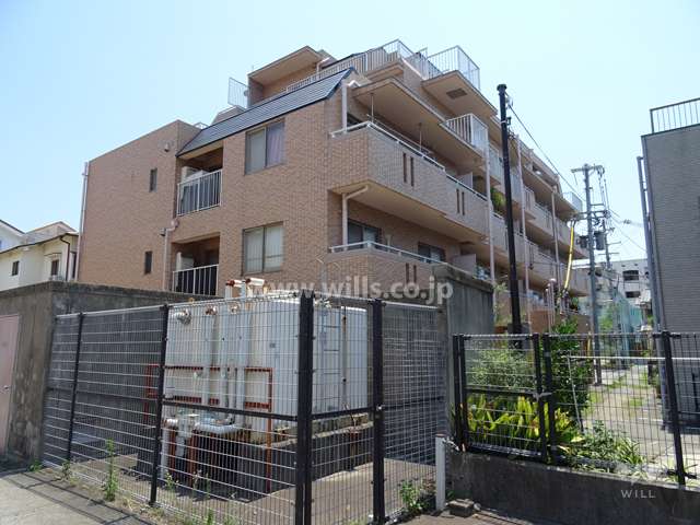 エクセルコート東灘の外観（北西側から）