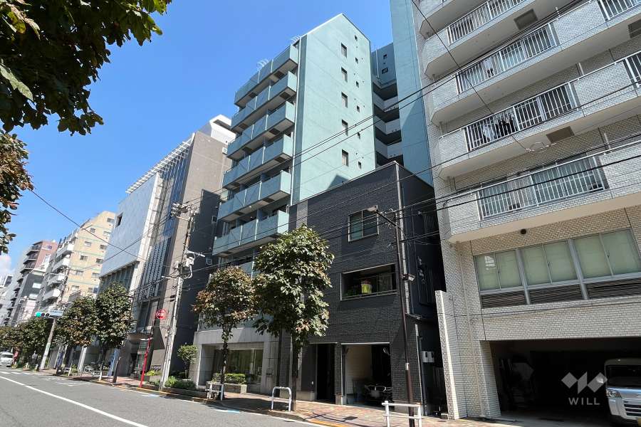 シーアイマンション浅草橋の外観（南西側から）