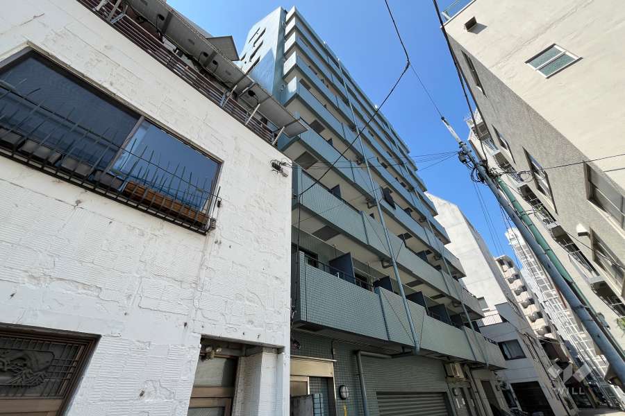 シーアイマンション浅草橋の外観（南東側から）