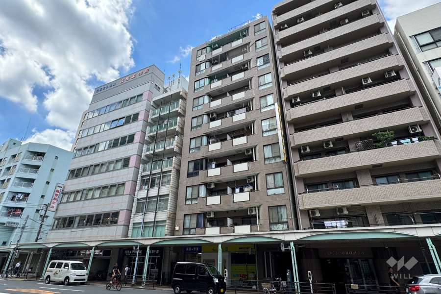 シティーフィールド上野NO.1の外観（北東側から）