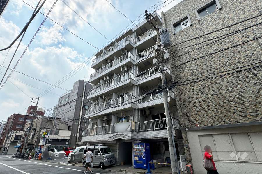 スカイコート浅草第3の外観（北側から）