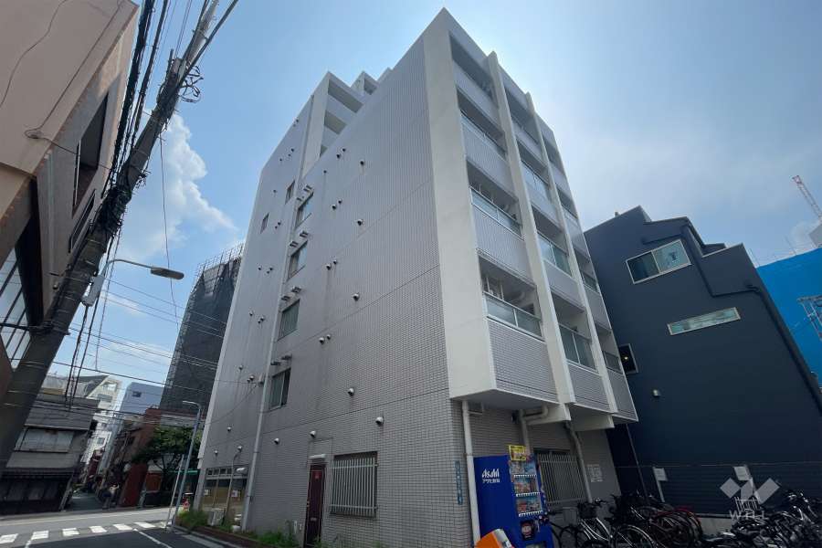 スカイコート入谷の外観（南西側から）　　