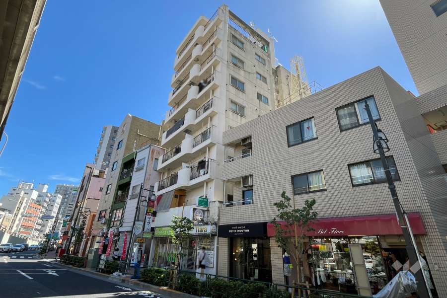 トーカンマンション鶯谷の外観（北西側から）