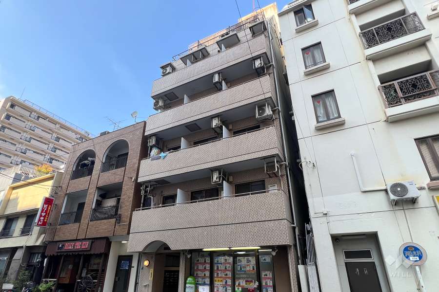 パールシティ浅草壱番館の外観（南西側から）