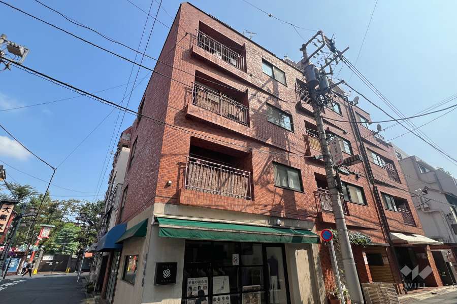 ライオンズマンション雷門の外観（南西側から）